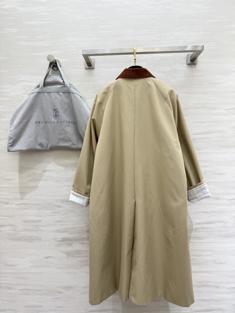 Тренчкот средней длины с лацканами фото 6