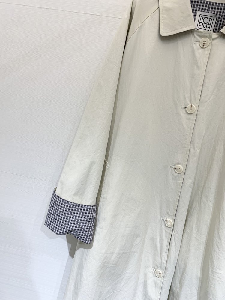 Тренчкот женский, свободный прямой силуэт фото 4