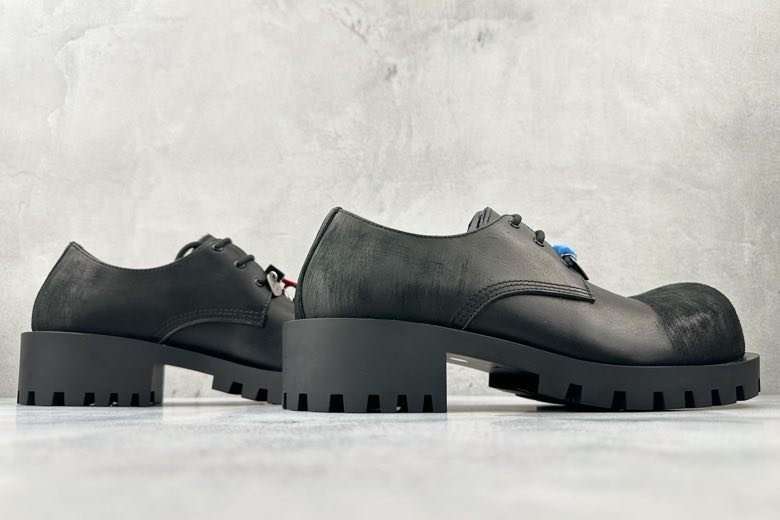 Туфли Balenciaga Hummer кожаные мужские фото 3