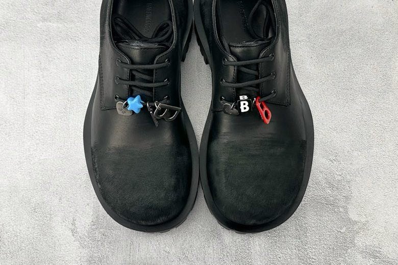 Туфли Balenciaga Hummer кожаные мужские фото 5