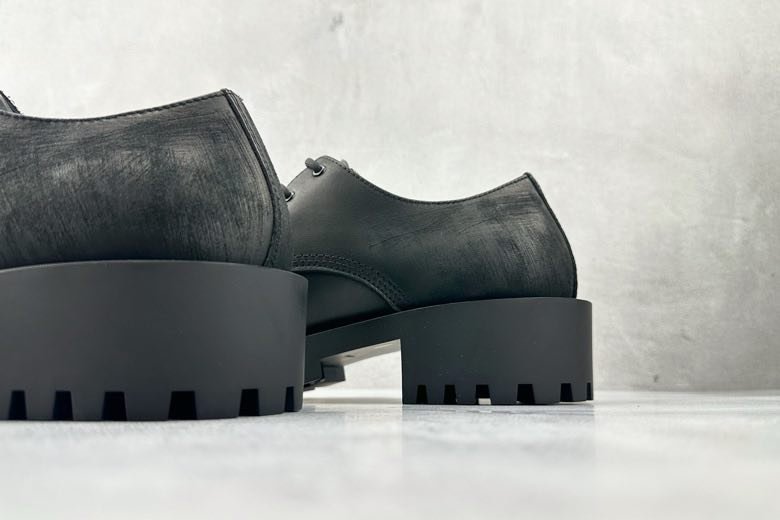 Туфли Balenciaga Hummer кожаные мужские фото 8