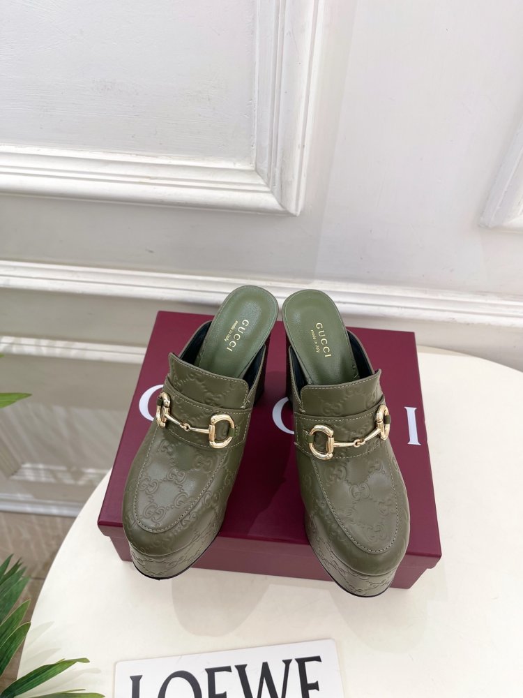 Туфли Horsebit женские на высоком каблуке