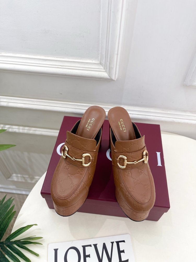 Shoes Horsebit women's on high heel