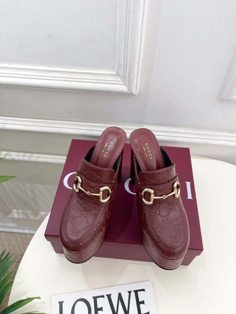 Shoes Horsebit women's on high heel