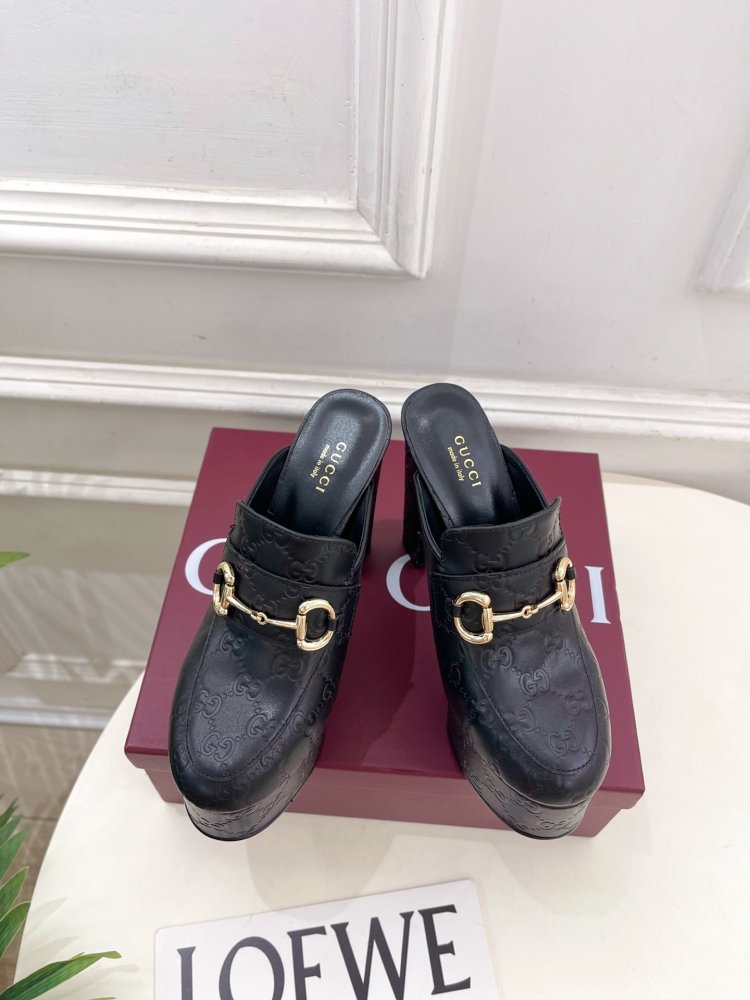 Shoes Horsebit women's on high heel