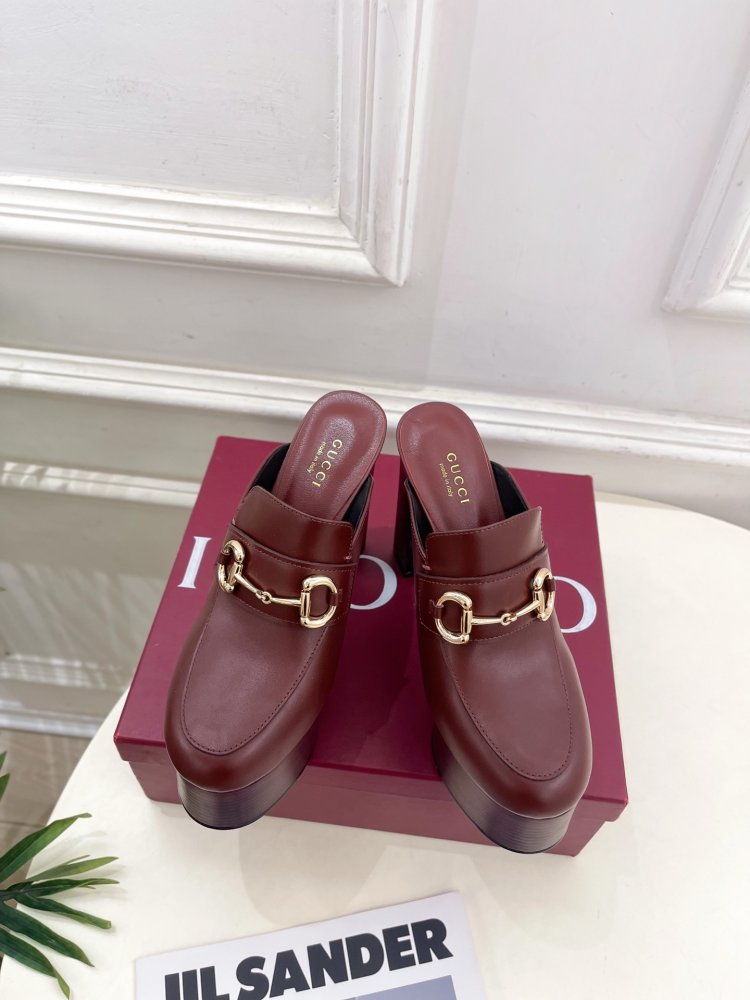 Shoes Horsebit women's on high heel