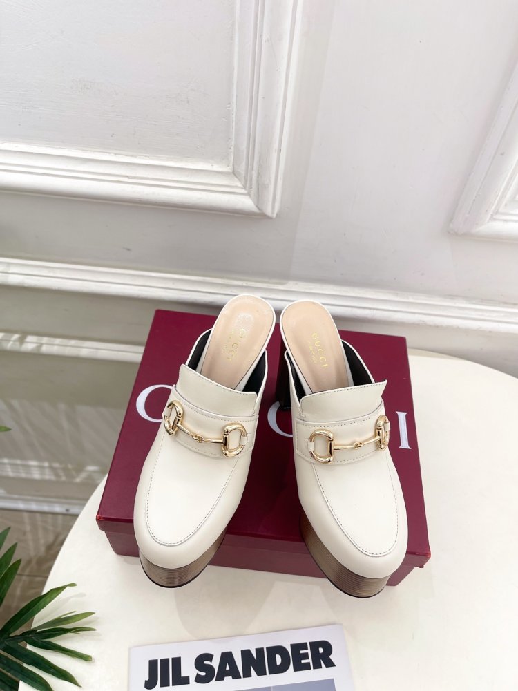 Shoes Horsebit women's on high heel