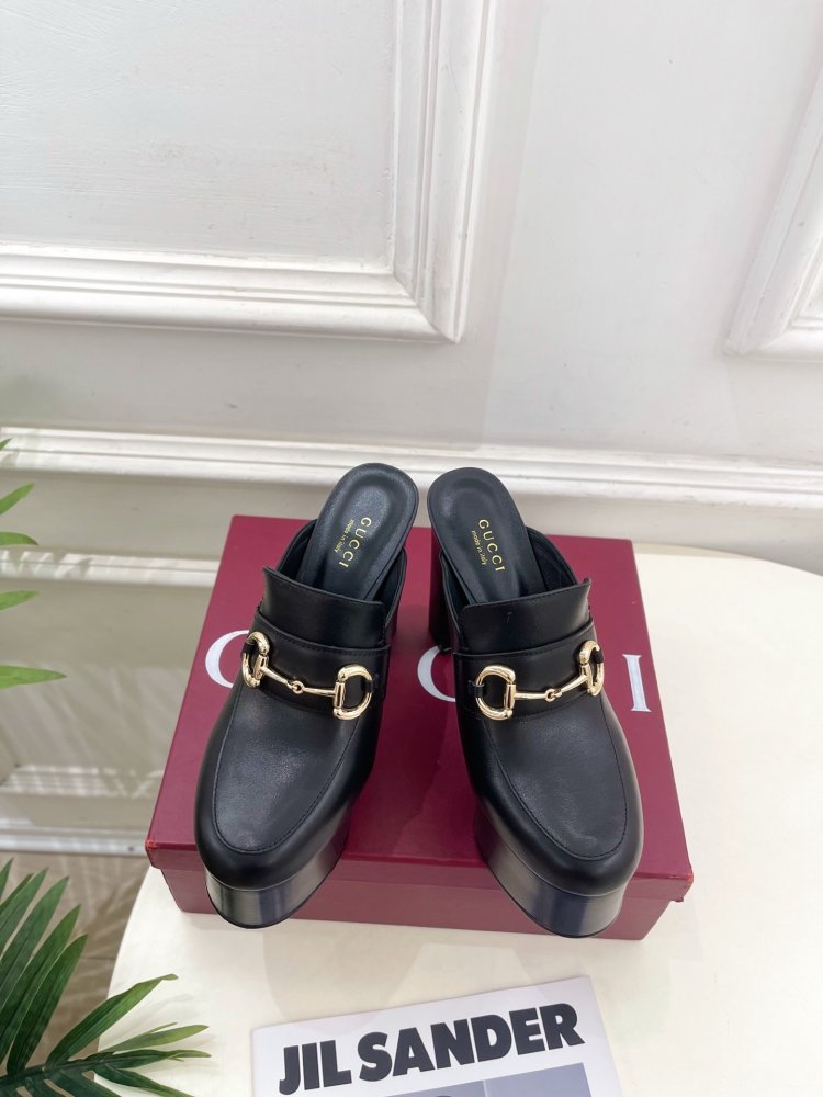 Shoes Horsebit women's on high heel