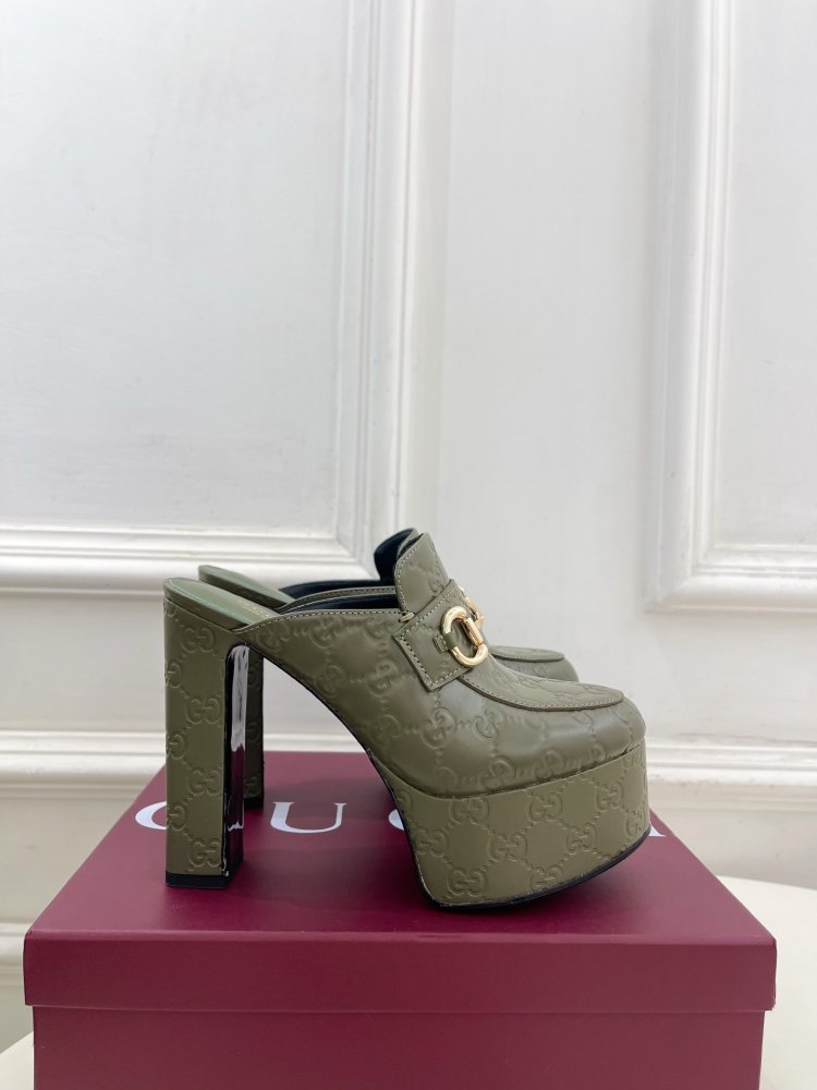 Туфли Horsebit женские на высоком каблуке фото 2