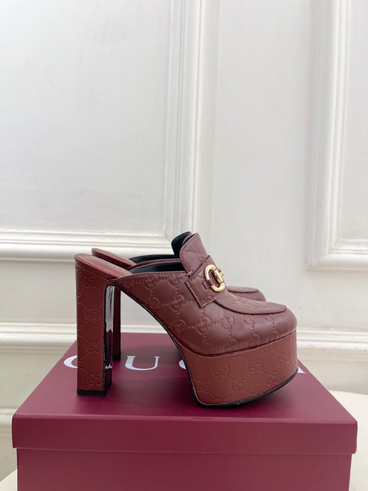 Shoes Horsebit women's on high heel фото 2