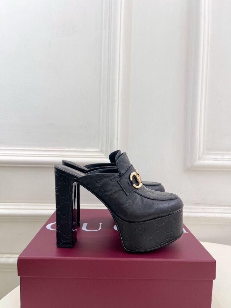 Shoes Horsebit women's on high heel фото 2