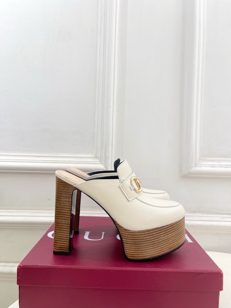 Shoes Horsebit women's on high heel фото 2