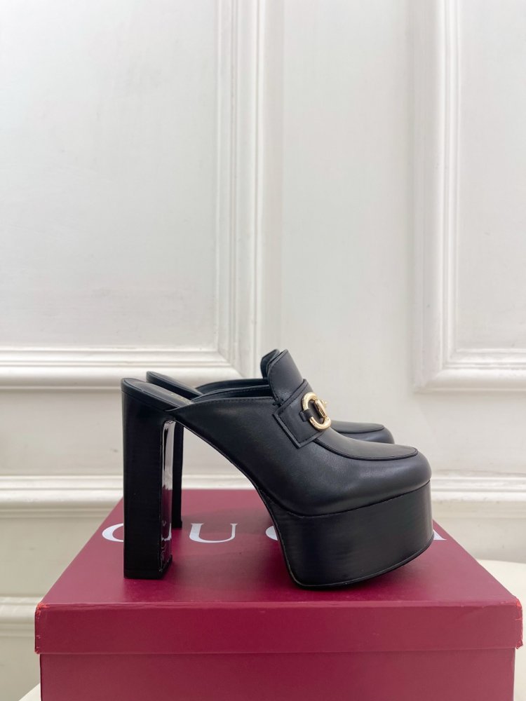 Shoes Horsebit women's on high heel фото 2