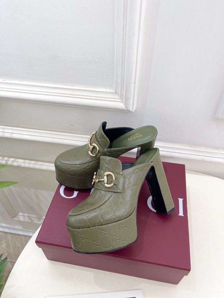 Туфли Horsebit женские на высоком каблуке фото 3