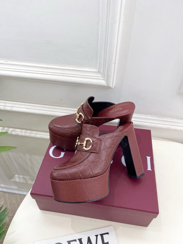 Shoes Horsebit women's on high heel фото 3