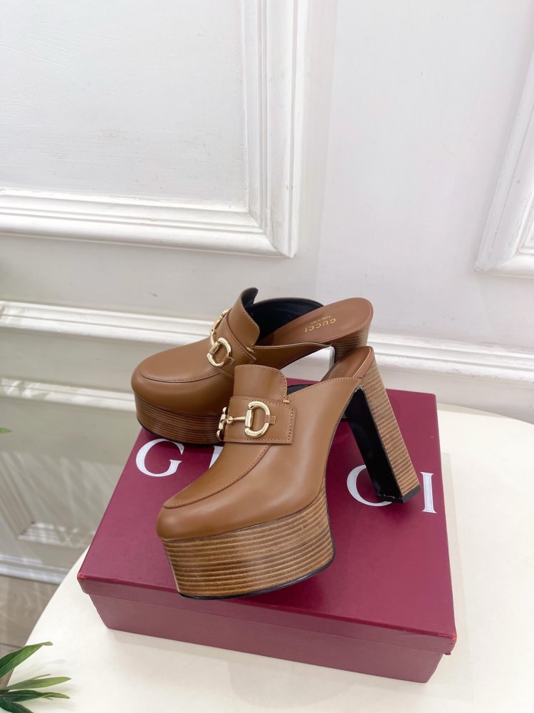 Shoes Horsebit women's on high heel фото 3