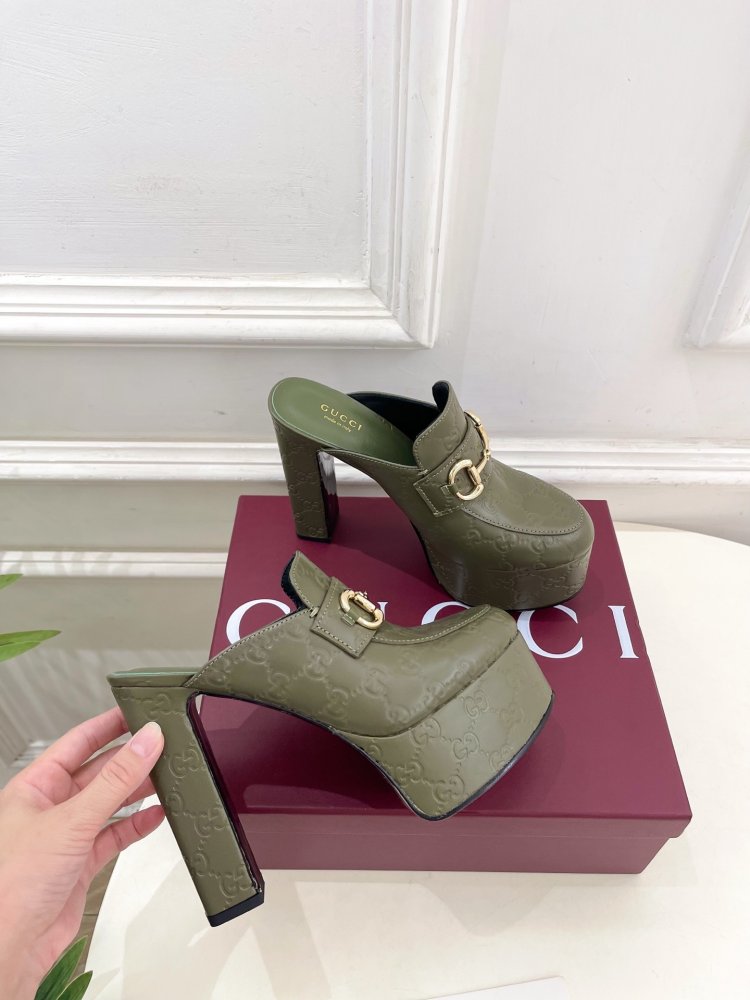 Туфли Horsebit женские на высоком каблуке фото 4