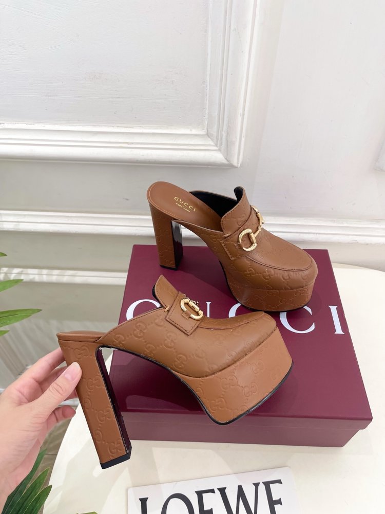 Shoes Horsebit women's on high heel фото 4