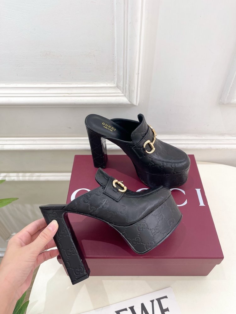 Shoes Horsebit women's on high heel фото 4