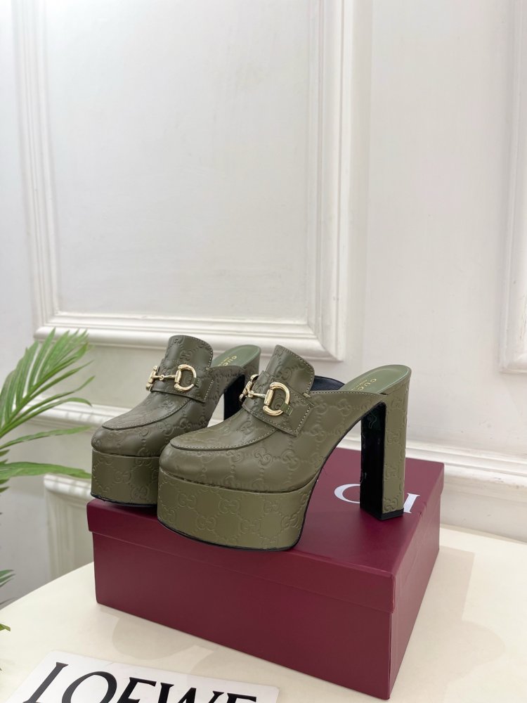 Туфли Horsebit женские на высоком каблуке фото 5