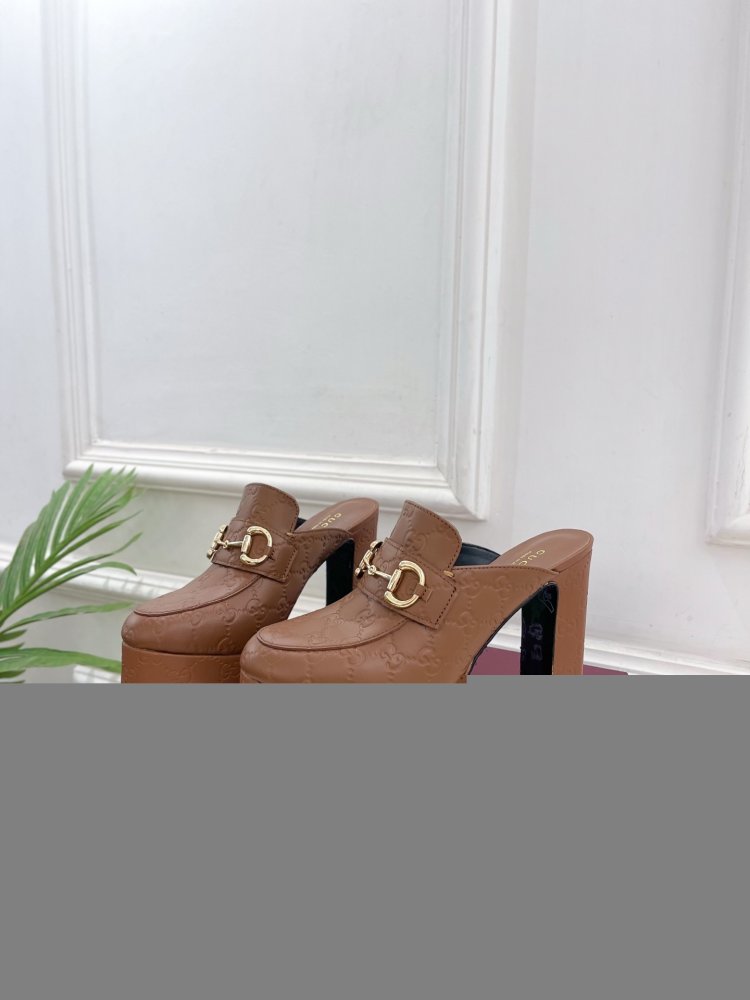 Shoes Horsebit women's on high heel фото 5