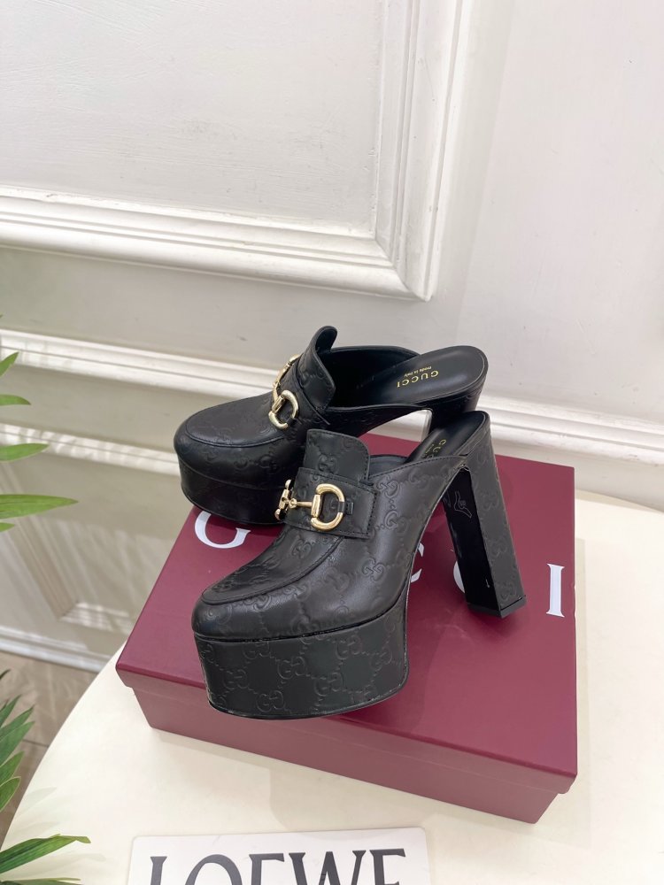 Shoes Horsebit women's on high heel фото 5