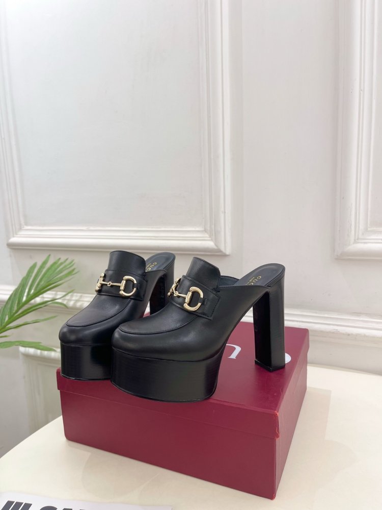 Shoes Horsebit women's on high heel фото 5