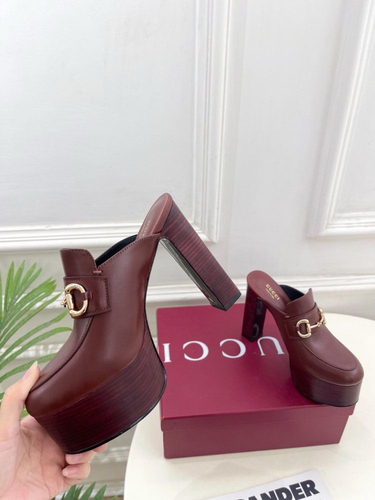 Shoes Horsebit women's on high heel фото 6