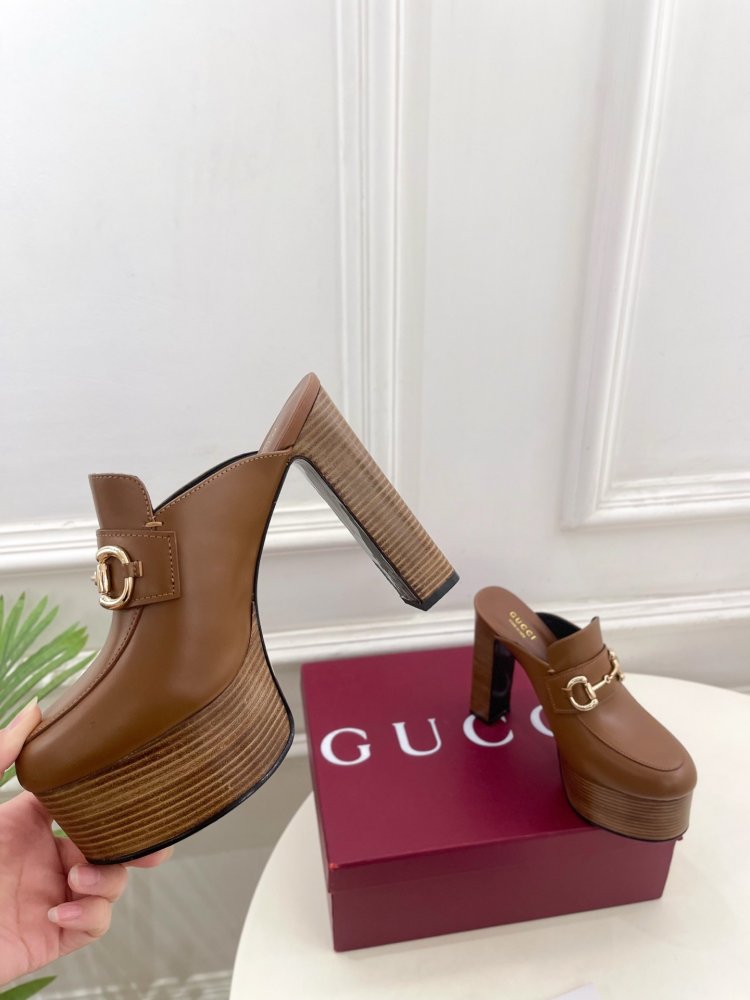 Shoes Horsebit women's on high heel фото 6