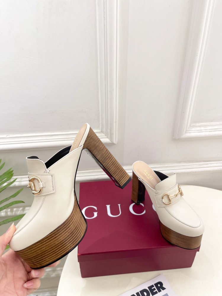 Shoes Horsebit women's on high heel фото 6