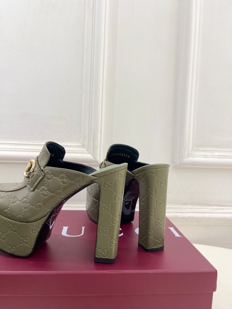 Туфли Horsebit женские на высоком каблуке фото 7