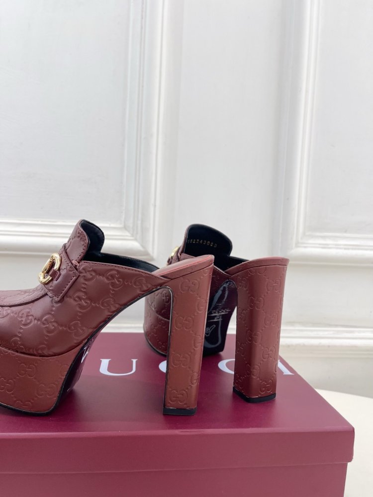 Shoes Horsebit women's on high heel фото 7