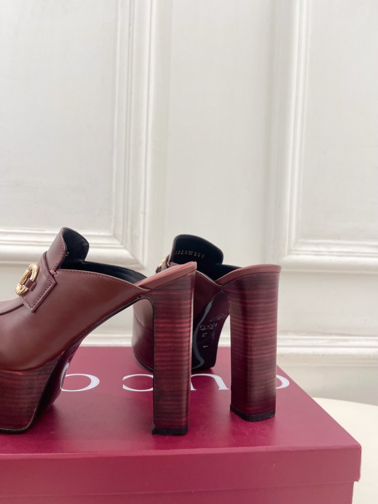 Shoes Horsebit women's on high heel фото 7