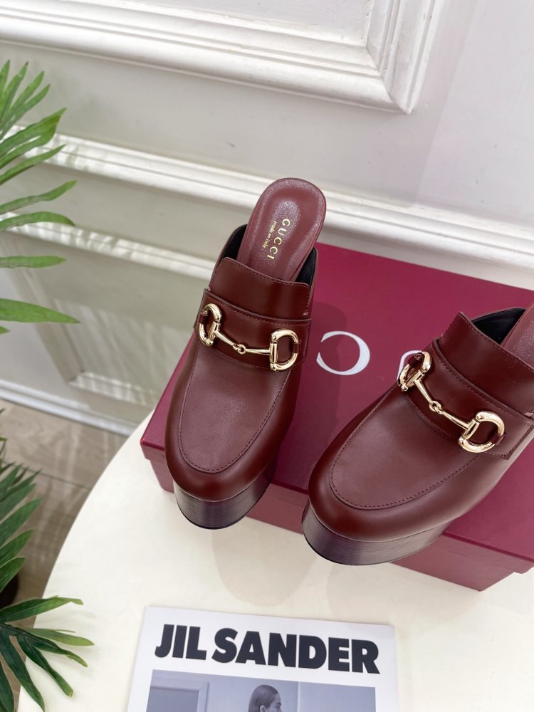 Shoes Horsebit women's on high heel фото 8