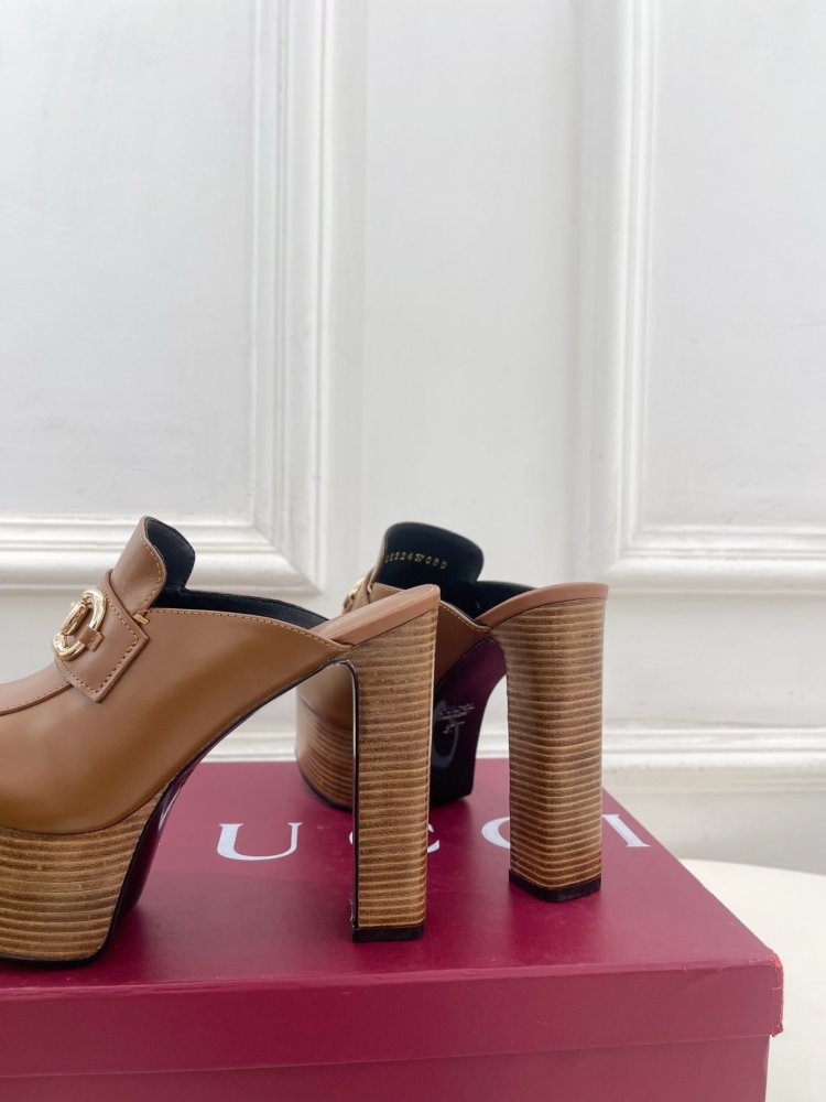 Shoes Horsebit women's on high heel фото 8