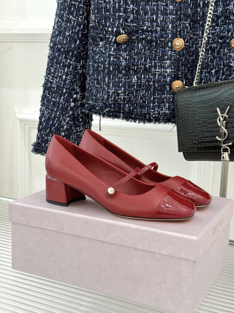 Туфлі Jimmy Choo з товстим каблуком