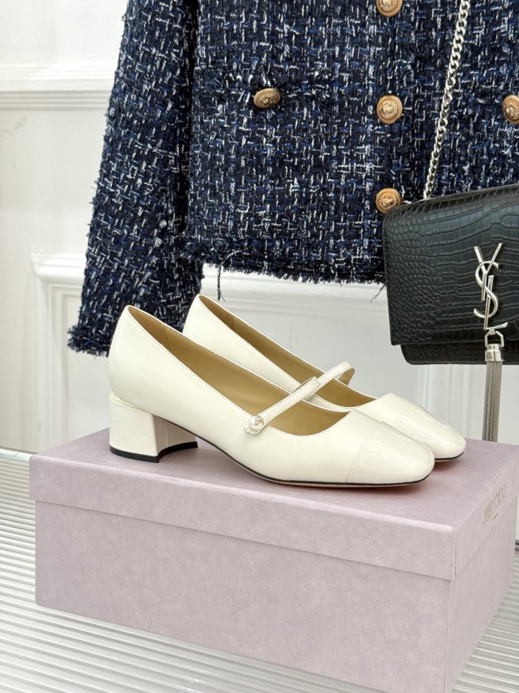 Туфлі Jimmy Choo з товстим каблуком