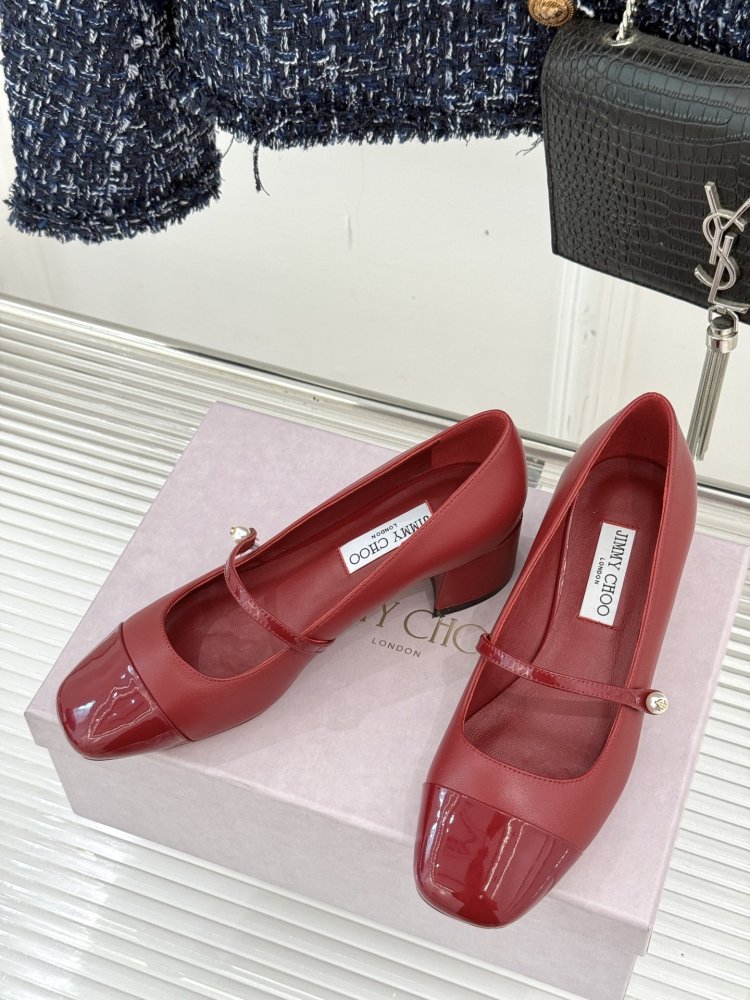 Туфлі Jimmy Choo з товстим каблуком фото 2