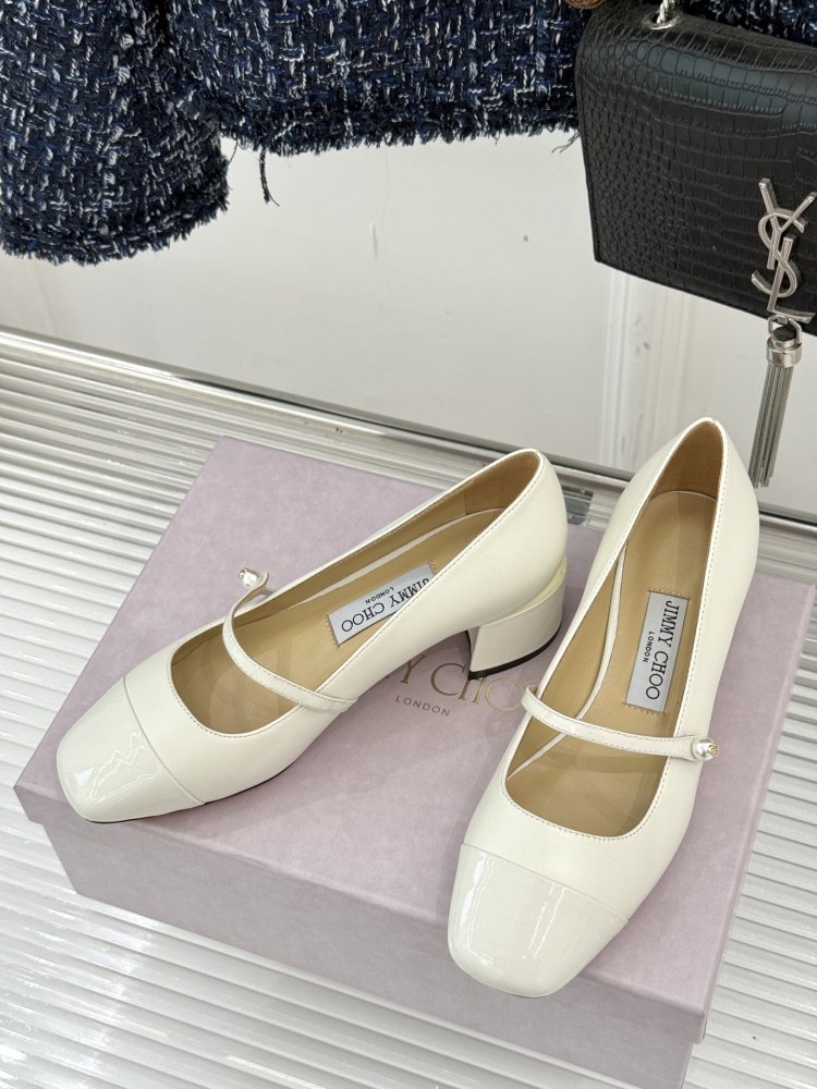 Туфлі Jimmy Choo з товстим каблуком фото 2