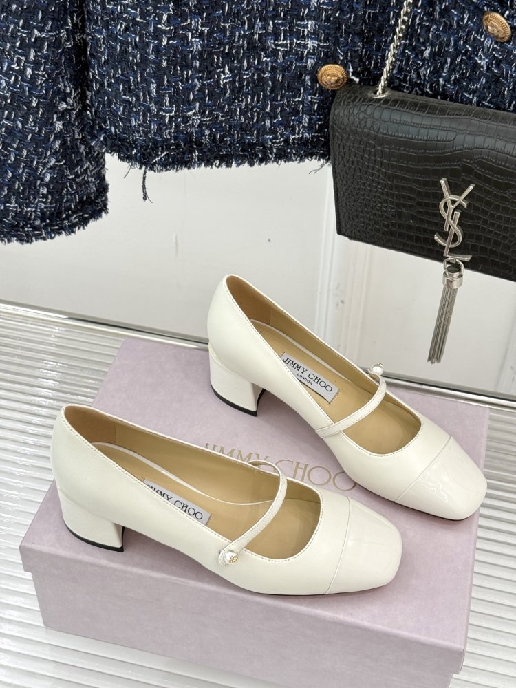 Туфлі Jimmy Choo з товстим каблуком фото 3