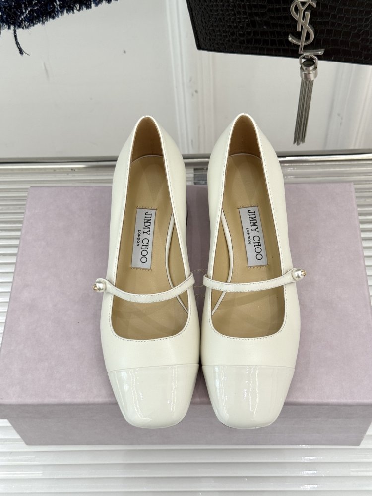 Туфлі Jimmy Choo з товстим каблуком фото 4