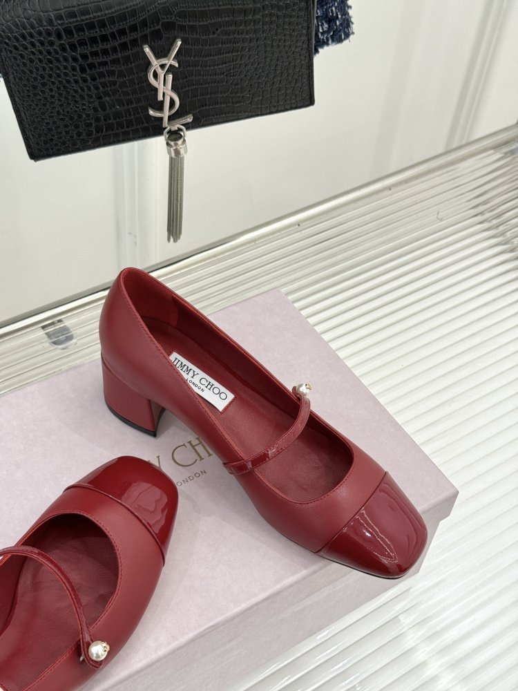 Туфлі Jimmy Choo з товстим каблуком фото 5