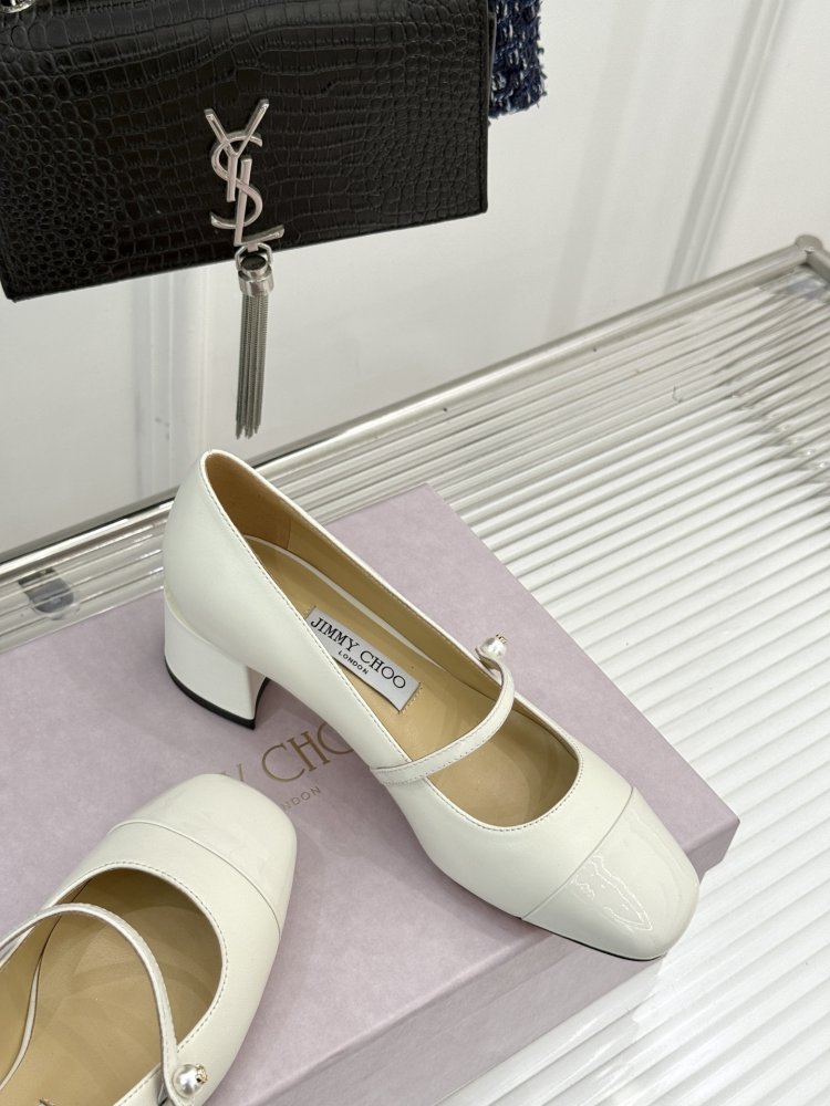 Туфлі Jimmy Choo з товстим каблуком фото 5