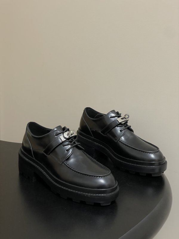 Туфли кожаные Hermes Kelly