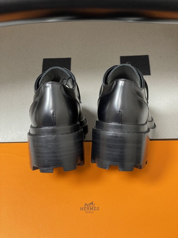 Туфли кожаные Hermes Kelly фото 7
