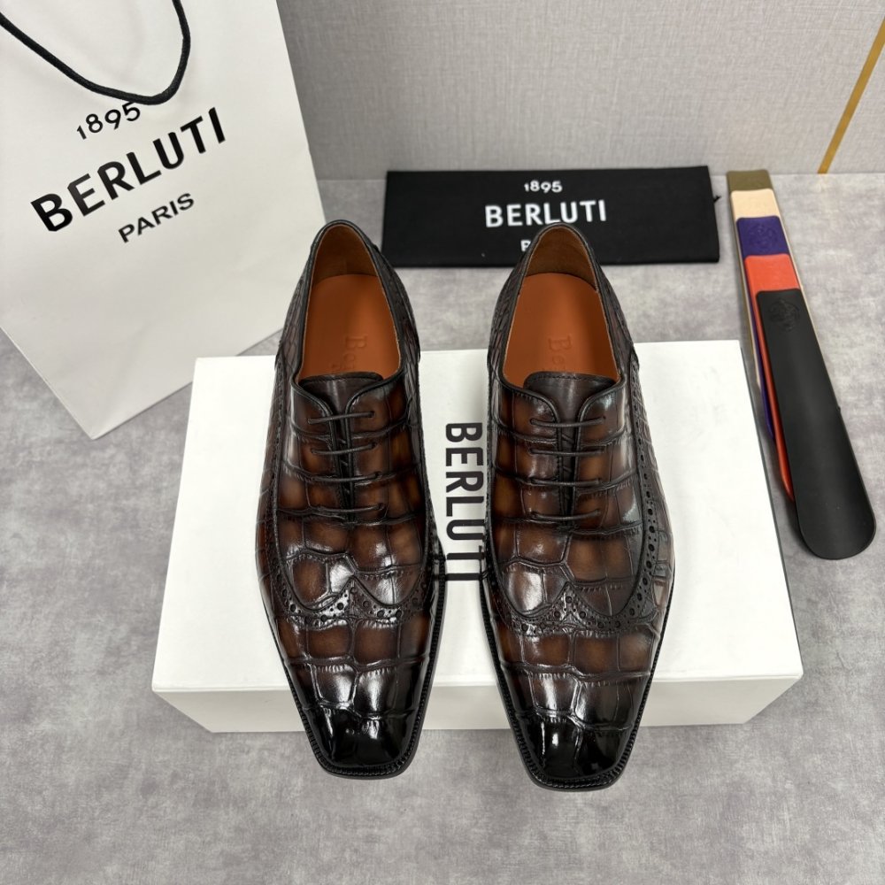 Shoes leather men's