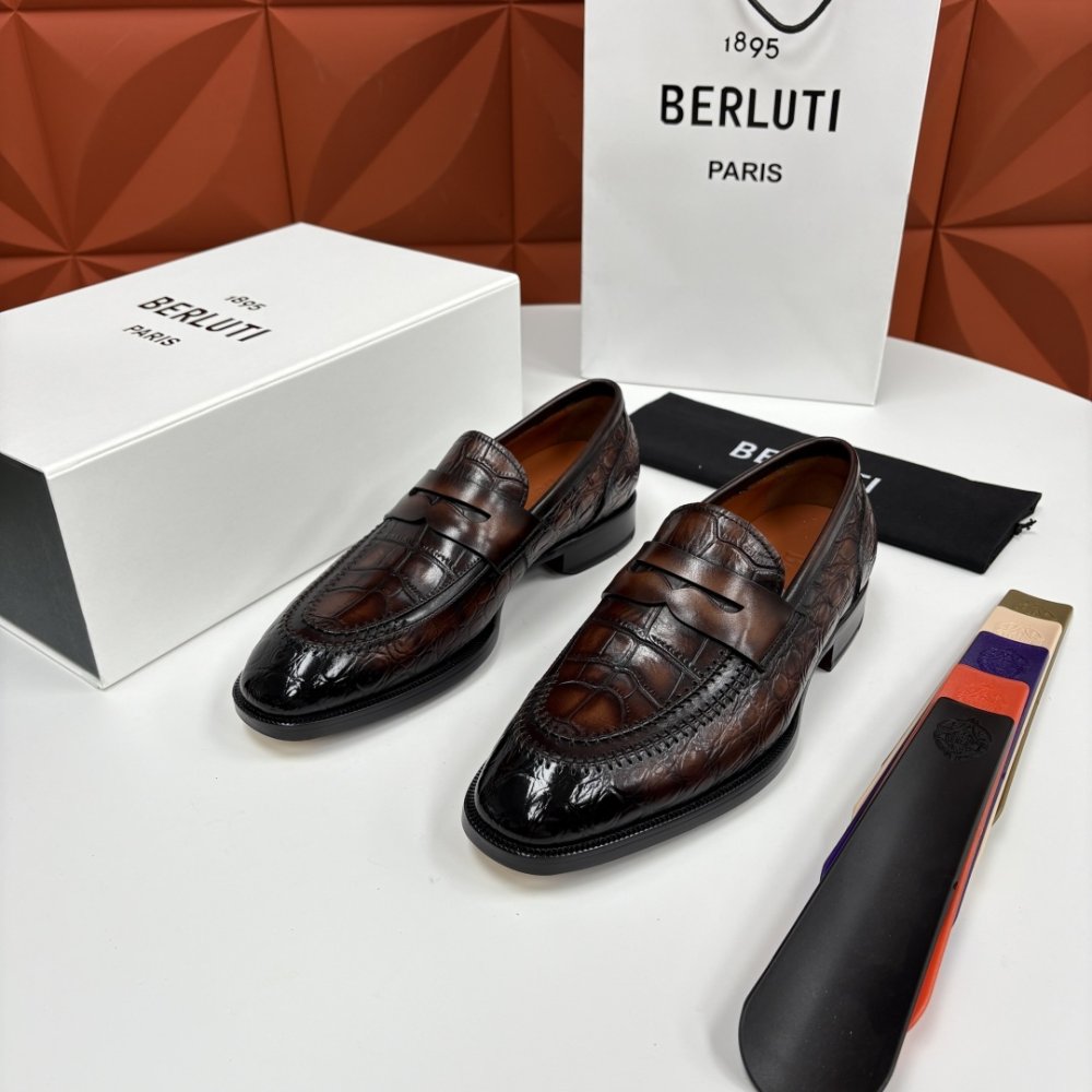 Shoes leather men's фото 2