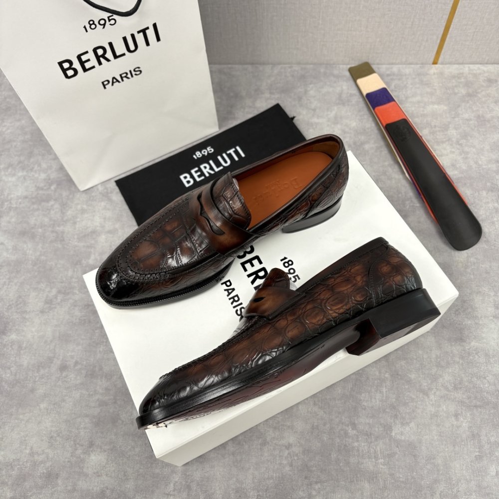 Shoes leather men's фото 2