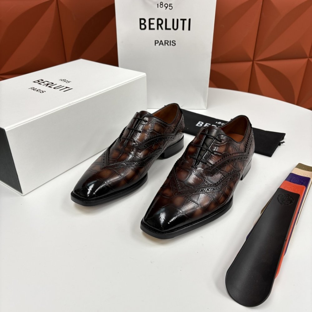 Shoes leather men's фото 2