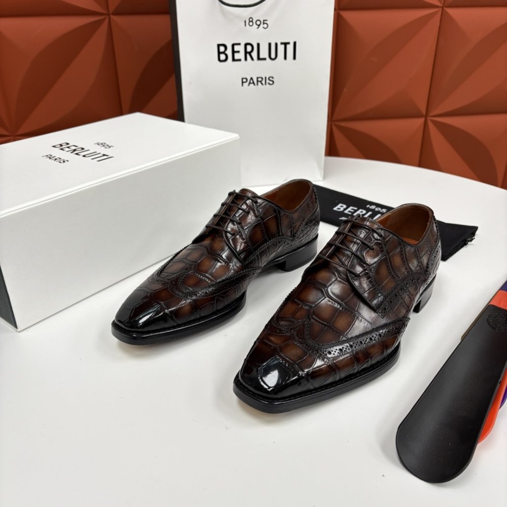 Shoes leather men's фото 2